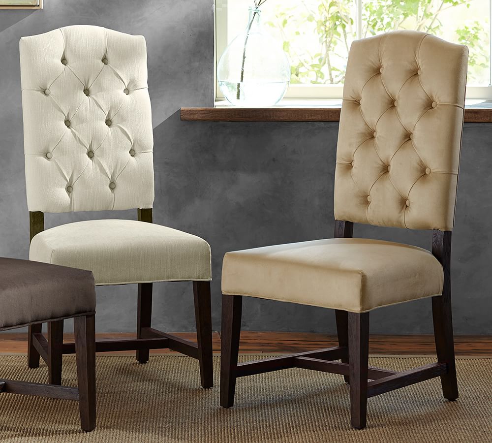 ashton tufted upholstered dining chair