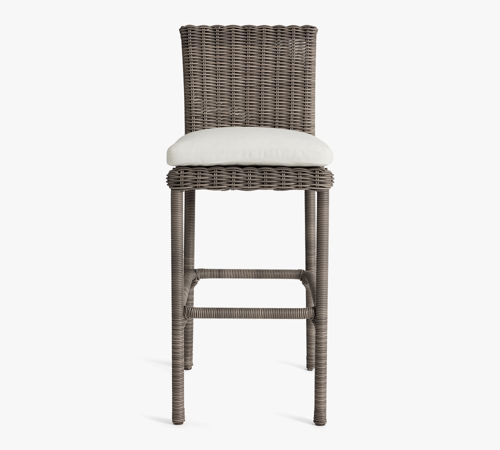 Pottery barn wicker bar stool sale